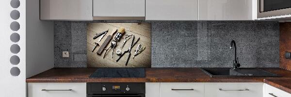 Kitchen splashback Male hairdresser