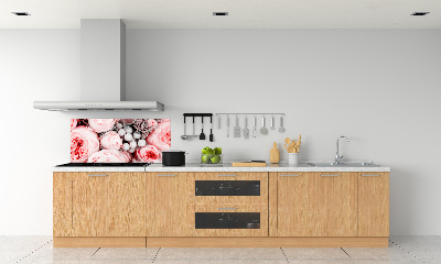 Kitchen splashback Bouquet of flowers