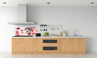 Kitchen splashback Bouquet of flowers