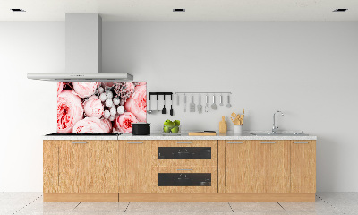 Kitchen splashback Bouquet of flowers