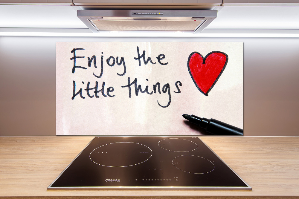 Cooker splashback Little things