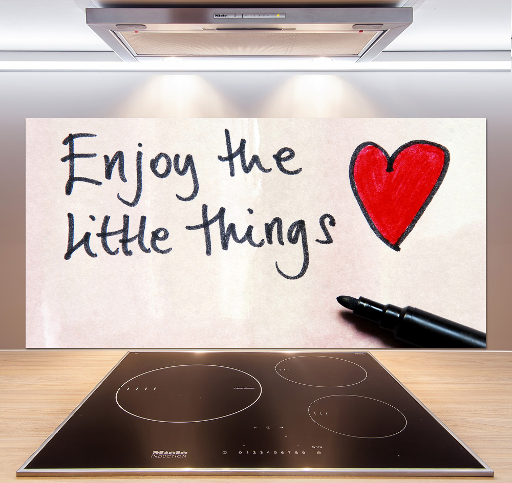 Cooker splashback Little things