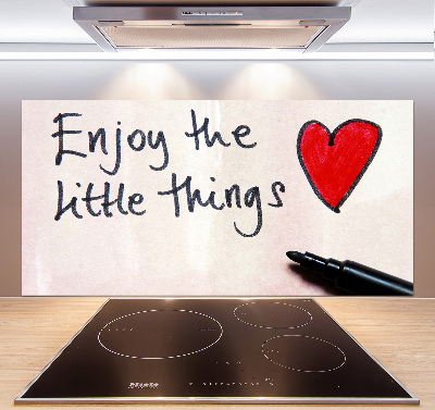 Cooker splashback Little things