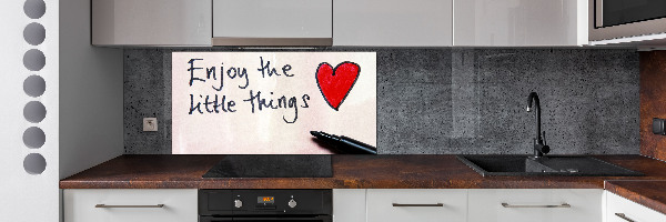 Cooker splashback Little things