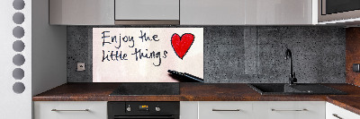 Cooker splashback Little things