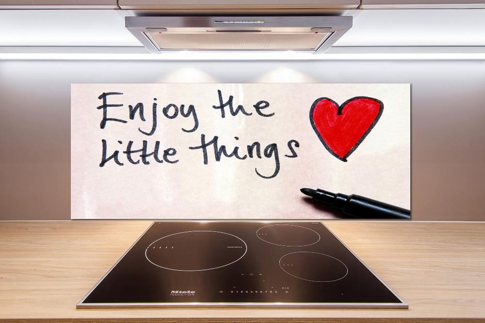 Cooker splashback Little things