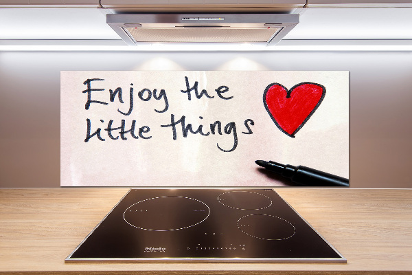 Cooker splashback Little things