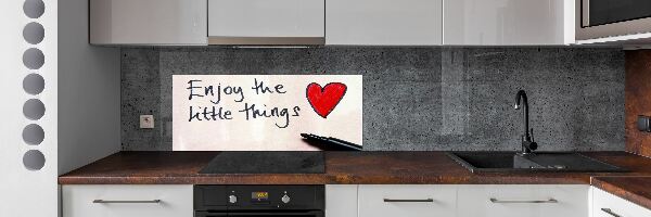 Cooker splashback Little things