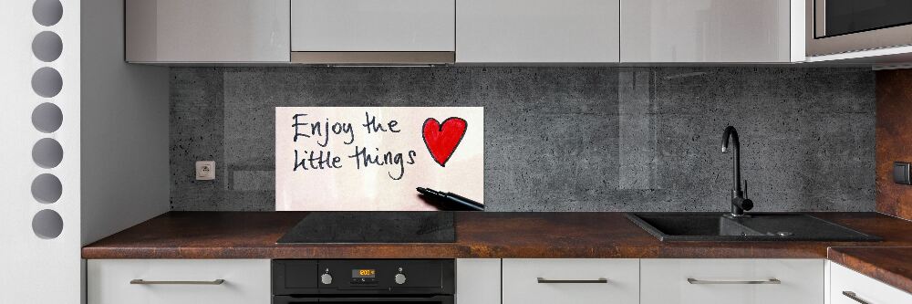 Cooker splashback Little things