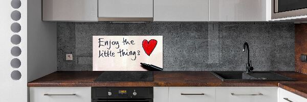 Cooker splashback Little things