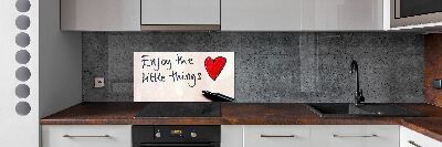 Cooker splashback Little things