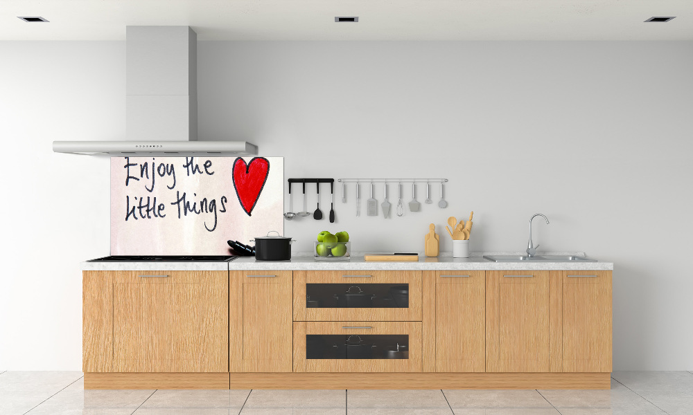 Cooker splashback Little things