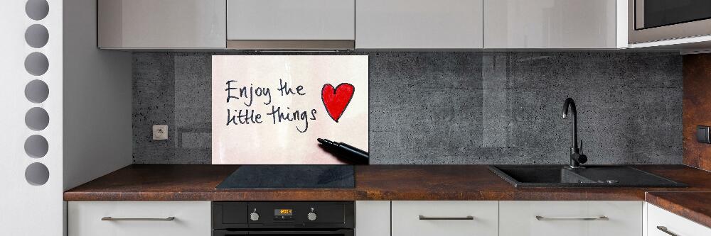 Cooker splashback Little things