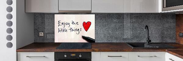 Cooker splashback Little things