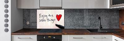 Cooker splashback Little things