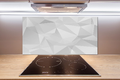 Kitchen splashback Abstraction of the triangle