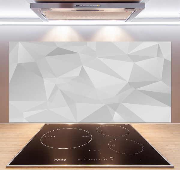 Kitchen splashback Abstraction of the triangle