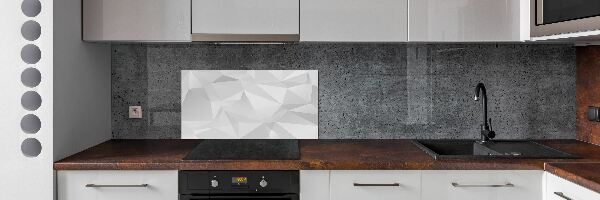 Kitchen splashback Abstraction of the triangle