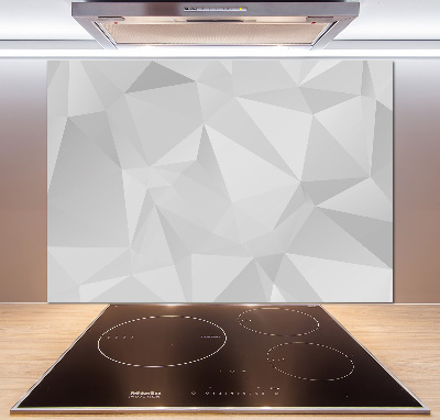 Kitchen splashback Abstraction of the triangle