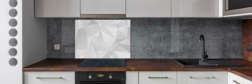 Kitchen splashback Abstraction of the triangle