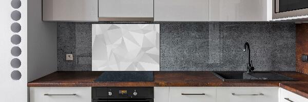 Kitchen splashback Abstraction of the triangle