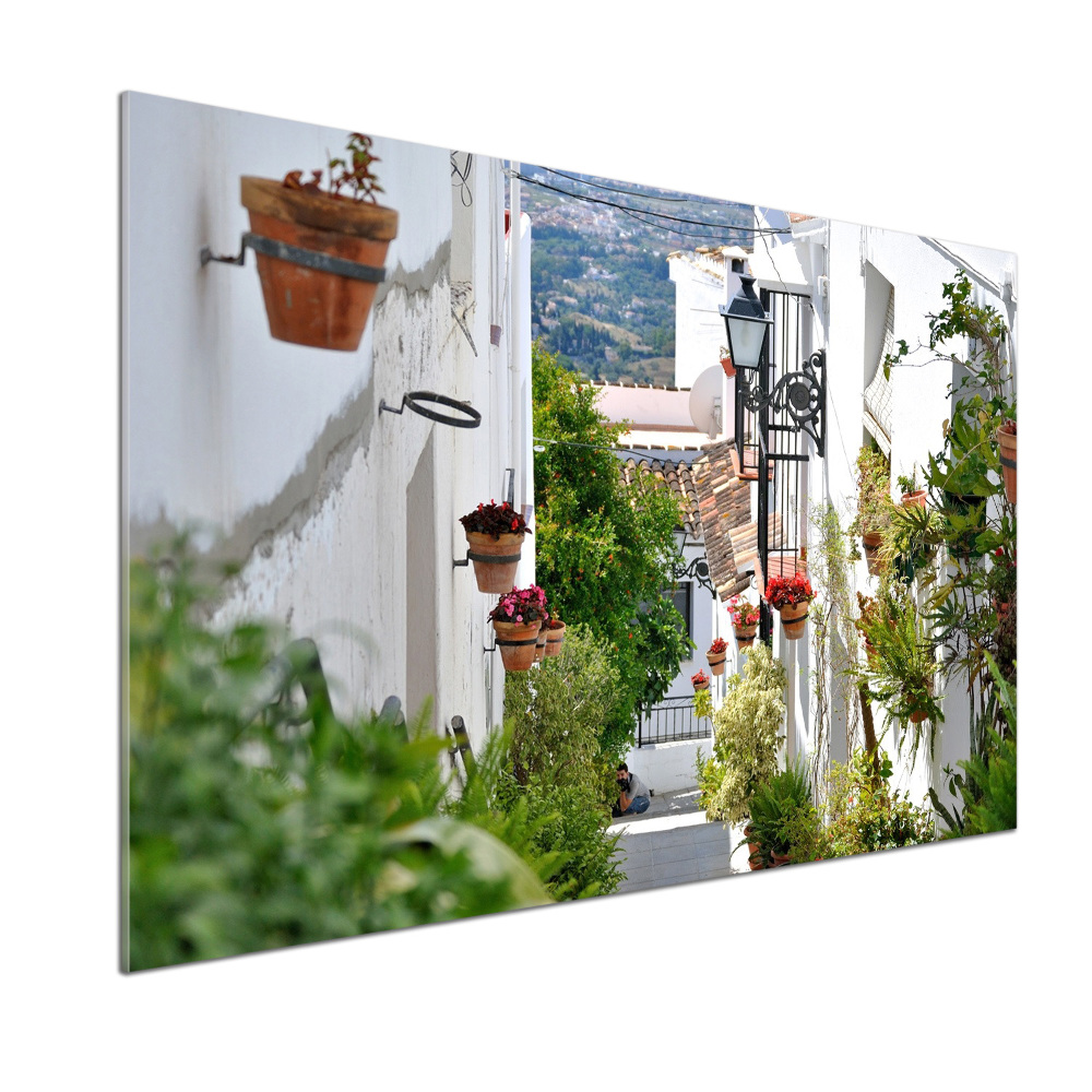 Kitchen splashback Charming street