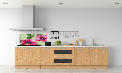 Cooker splashback Hawaiian flowers