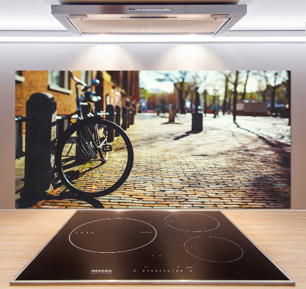 Cooker splashback Bicycle in Amsterdam