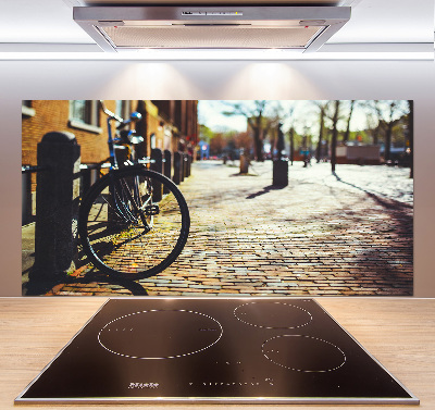 Cooker splashback Bicycle in Amsterdam