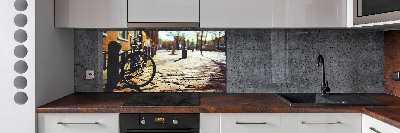 Cooker splashback Bicycle in Amsterdam