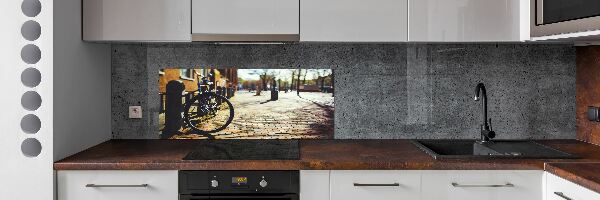 Cooker splashback Bicycle in Amsterdam