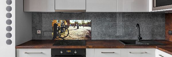 Cooker splashback Bicycle in Amsterdam