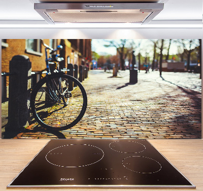 Cooker splashback Bicycle in Amsterdam