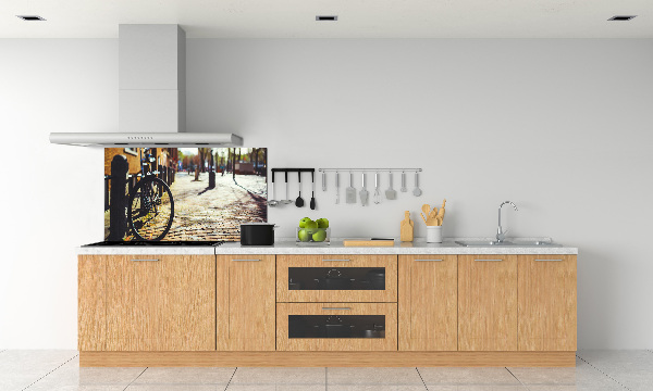 Cooker splashback Bicycle in Amsterdam