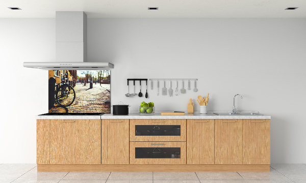 Cooker splashback Bicycle in Amsterdam