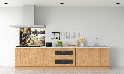 Cooker splashback Bicycle in Amsterdam