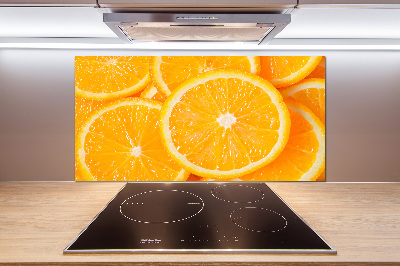 Cooker splashback Slices of orange