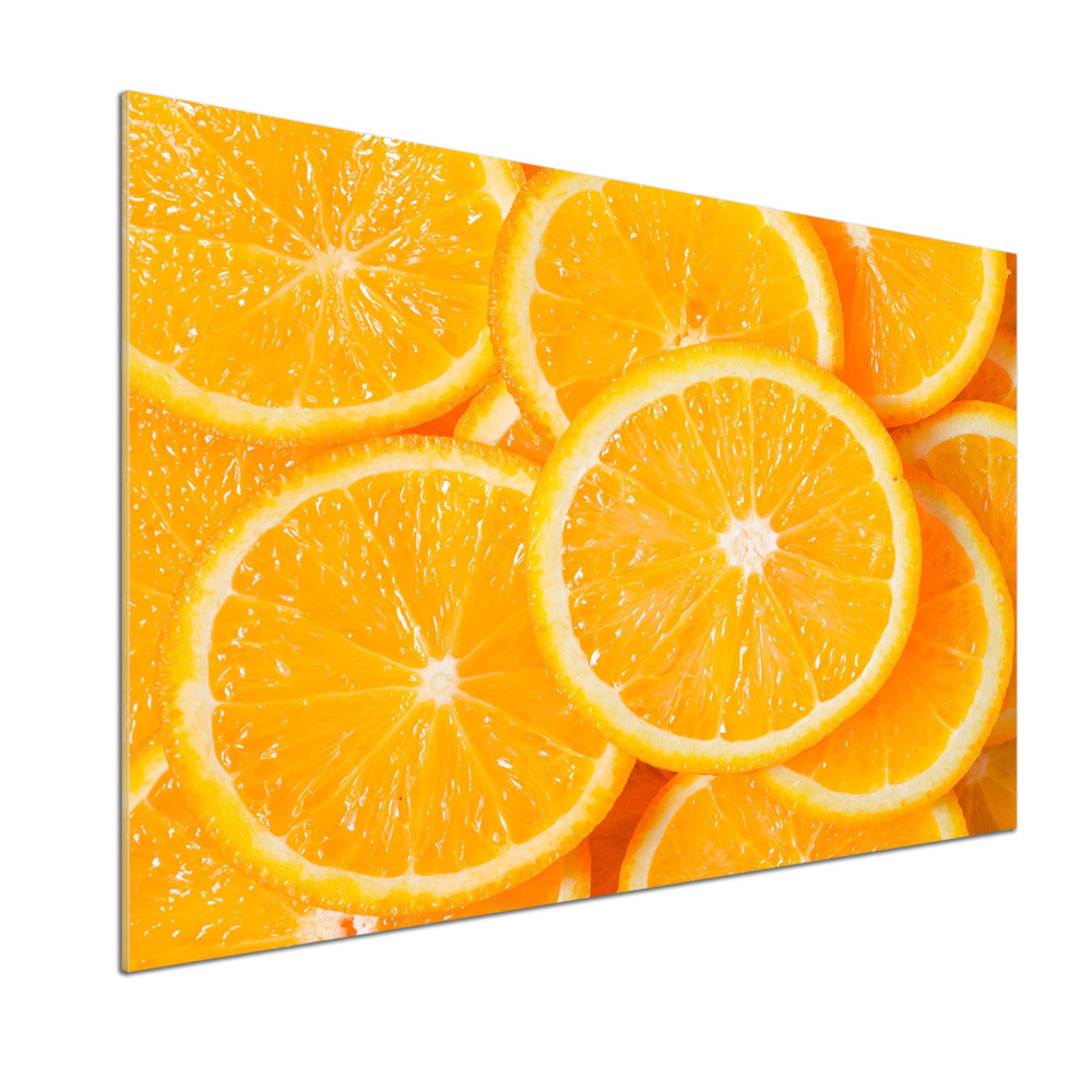 Cooker splashback Slices of orange