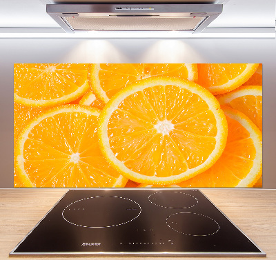 Cooker splashback Slices of orange