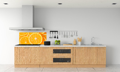 Cooker splashback Slices of orange