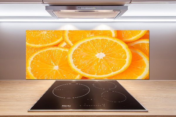 Cooker splashback Slices of orange