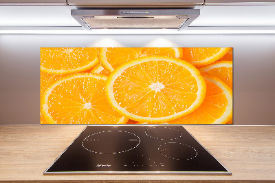 Cooker splashback Slices of orange