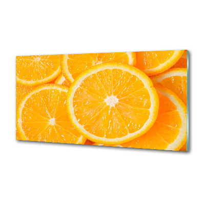 Cooker splashback Slices of orange