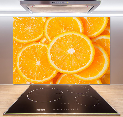 Cooker splashback Slices of orange