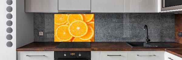 Cooker splashback Slices of orange