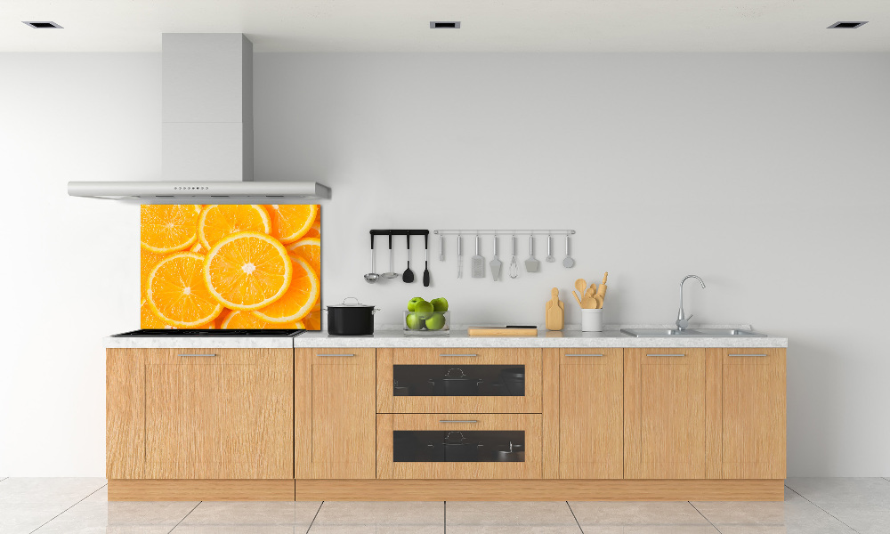 Cooker splashback Slices of orange