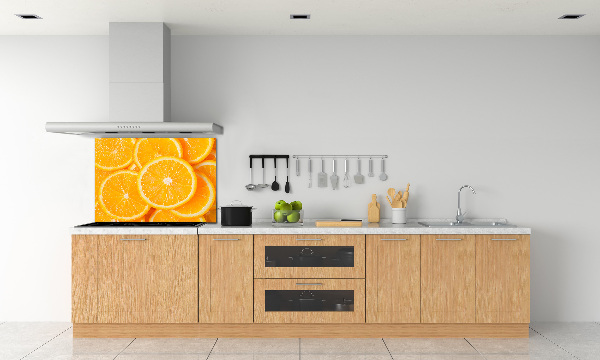 Cooker splashback Slices of orange