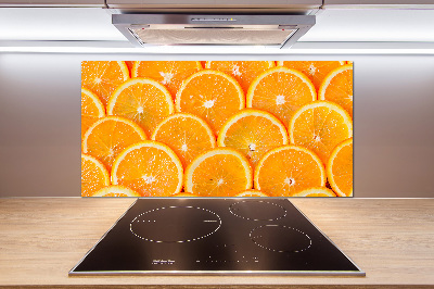 Cooker splashback Slices of orange