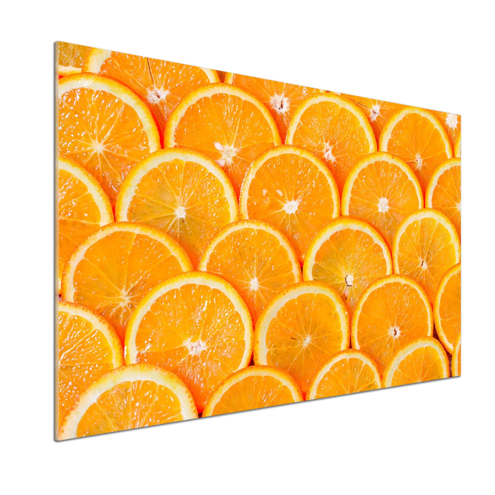 Cooker splashback Slices of orange