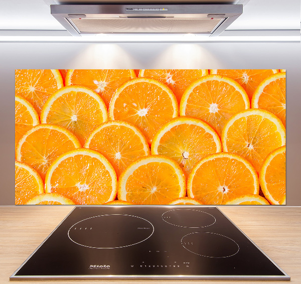 Cooker splashback Slices of orange